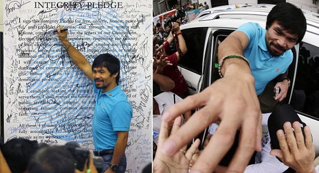 Pacquiao Teken Pakta Integritas sebagai Kandidat Senator Filipina